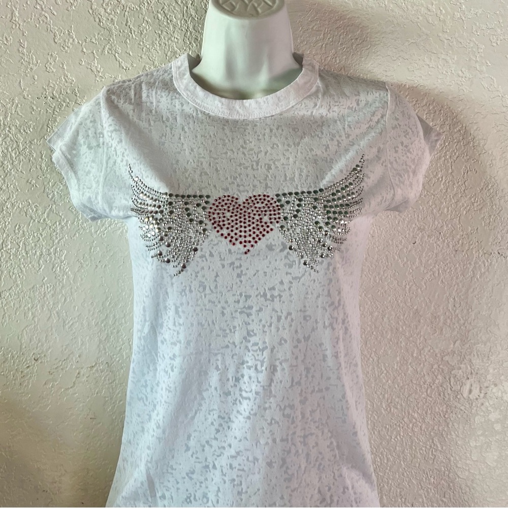White Angel Wings Kids T-Shirt